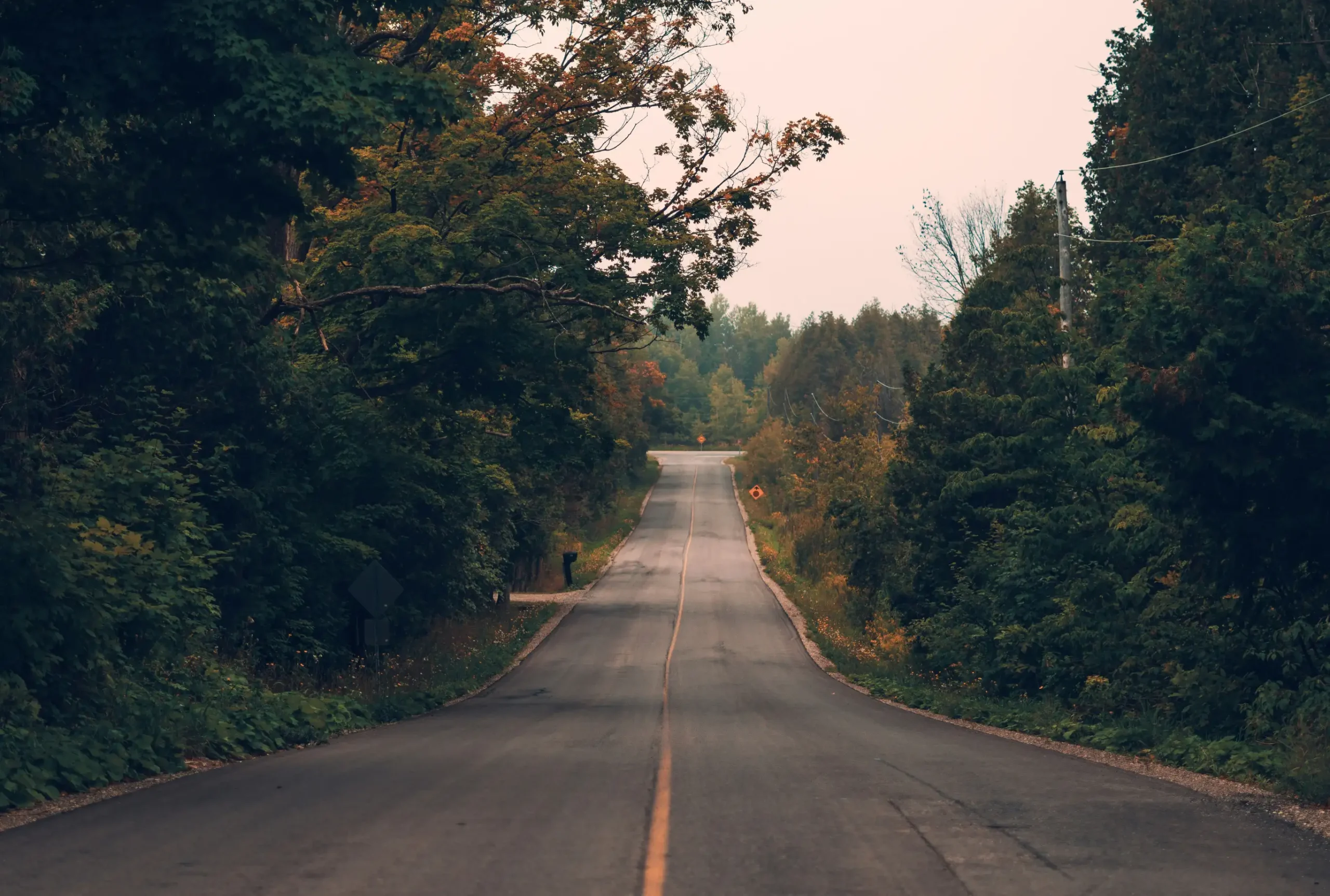 Halton Hills Ontario Quiet Road