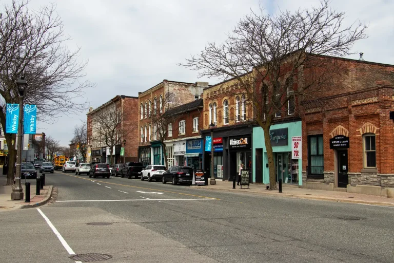 Brock Street, Downtown Whitby, Ontario